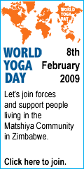 World yoga day 2008: Let's join forces and support Amnesty International to ensure human rights in China! Click here to join.